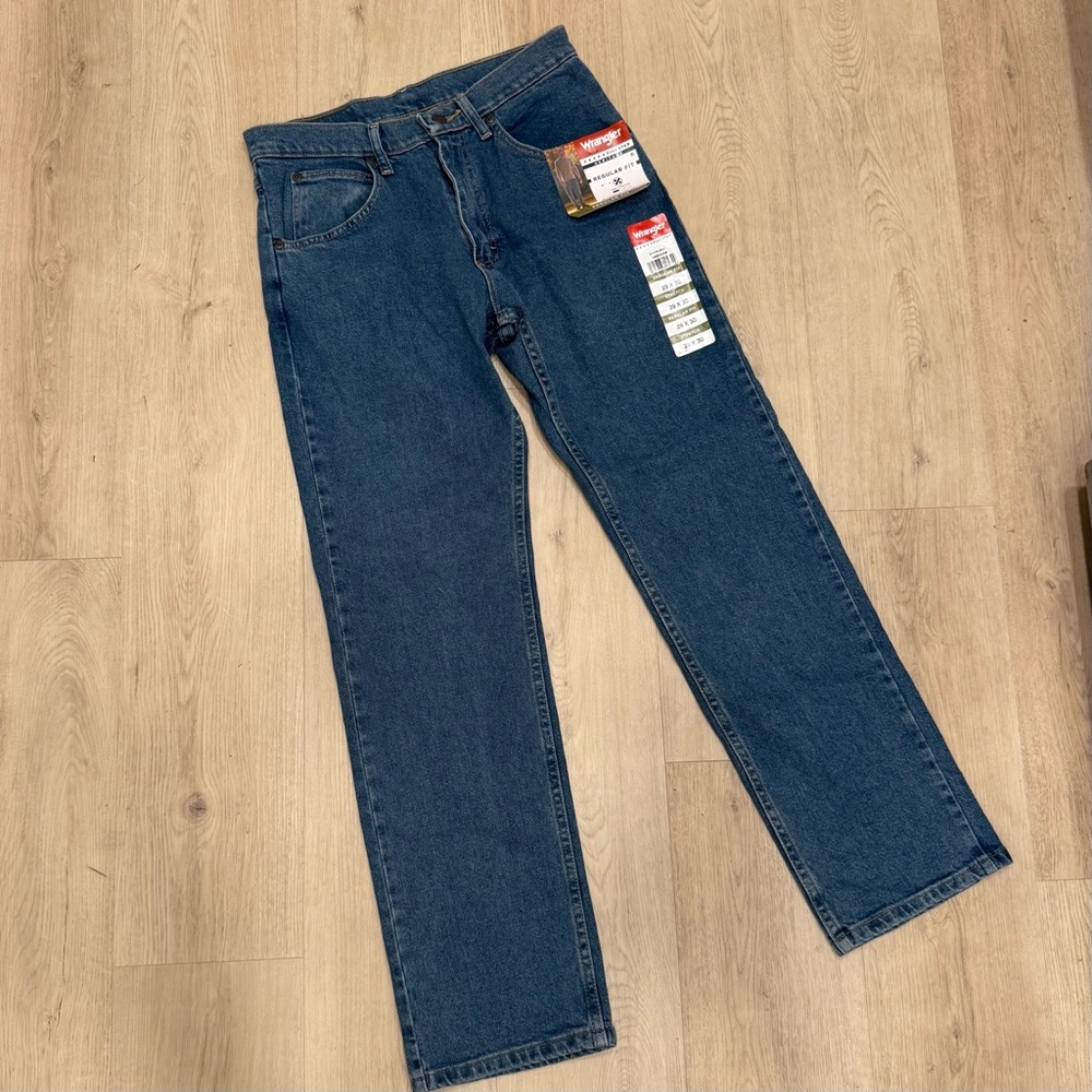 Wrangler Regular Fit Stretch Denim Jeans